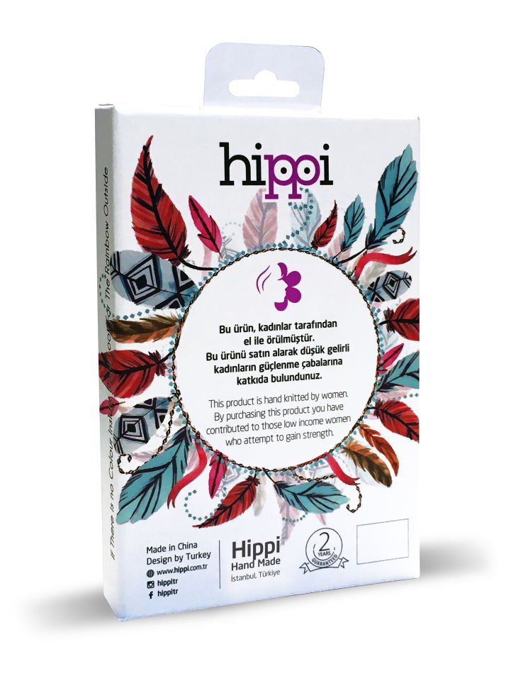 Hippi Kite iPhone Tüm Serilerle Uyumlu Yüksek Hızlı El Emeği Örgülü 1 Metre Şarj ve Data Kablosu