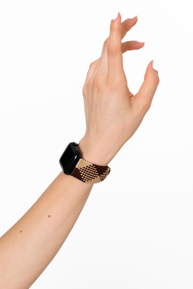 Hippi Matchless Black 42-44-45-49 mm Apple Watch Braided Band