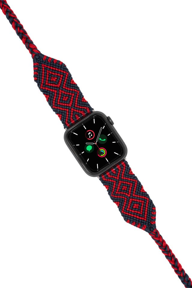Hippi Natural Black 42-44-45-49 mm Apple Watch Braided Band