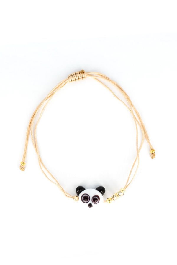 Hippi Mutlu Panda Ayarlanabilir Bileklik & Halhal