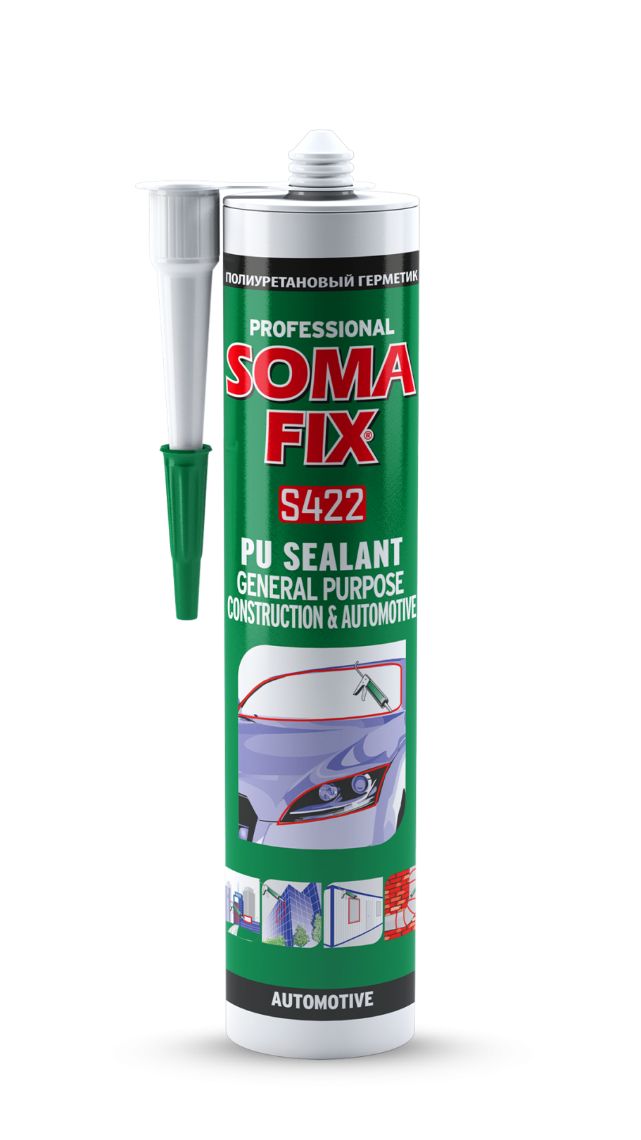 Somafix Poliüretan Genel Amaçlı İnşaat & Otomotiv Mastiği S411