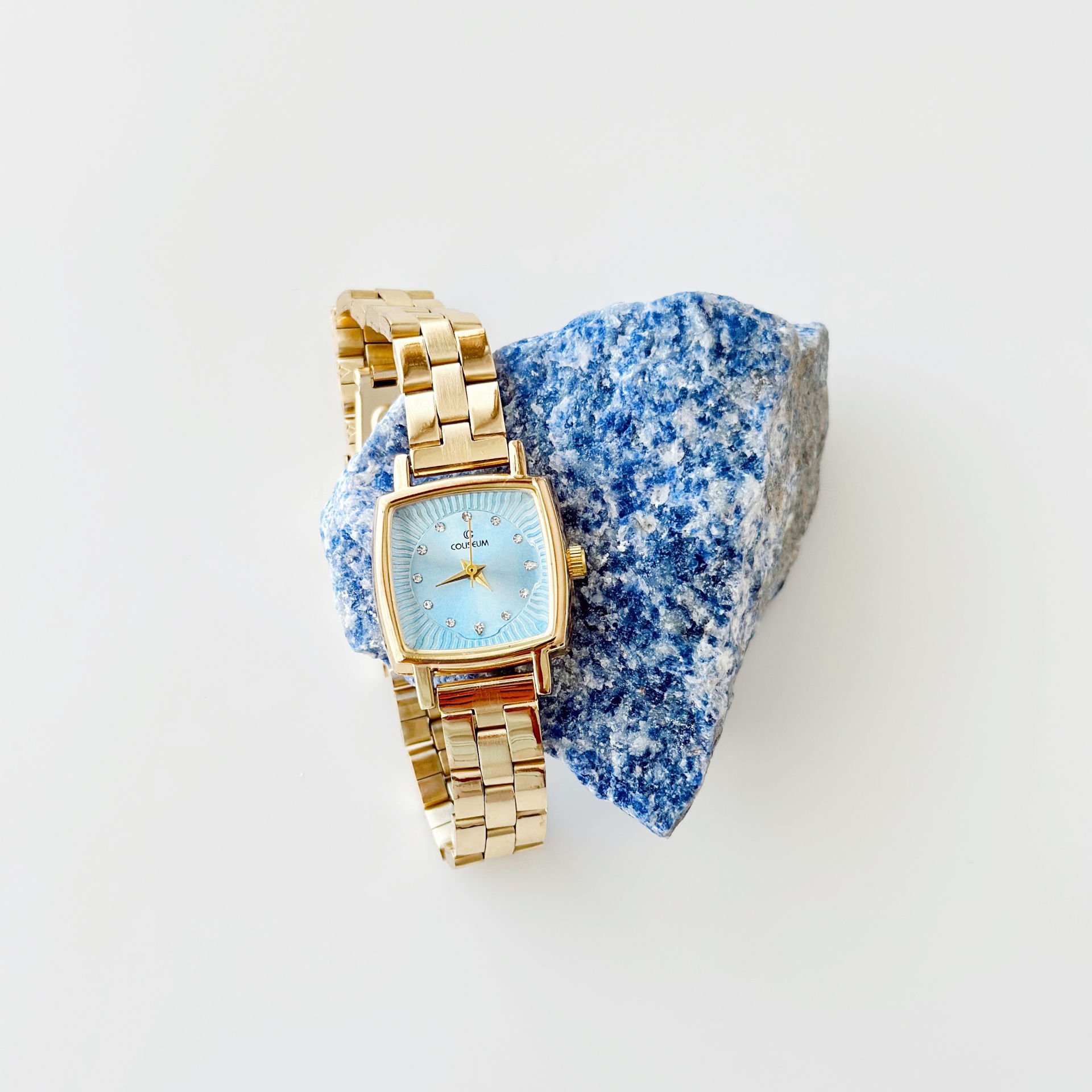 Klint Gold-Blue Watch | Saat