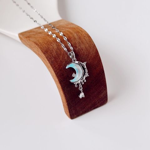 Bebe Moon Steel Necklace | Çelik Kolye