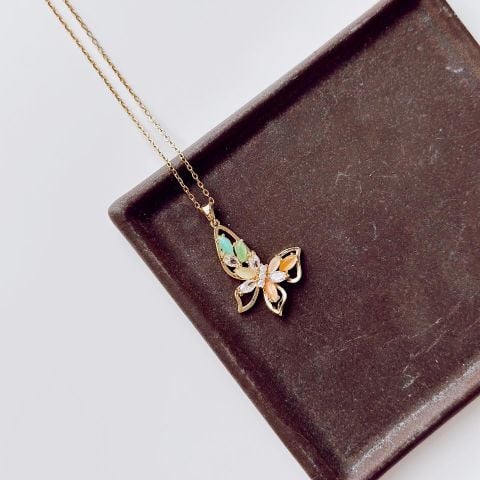 Papillon Steel Necklace | Çelik Kolye