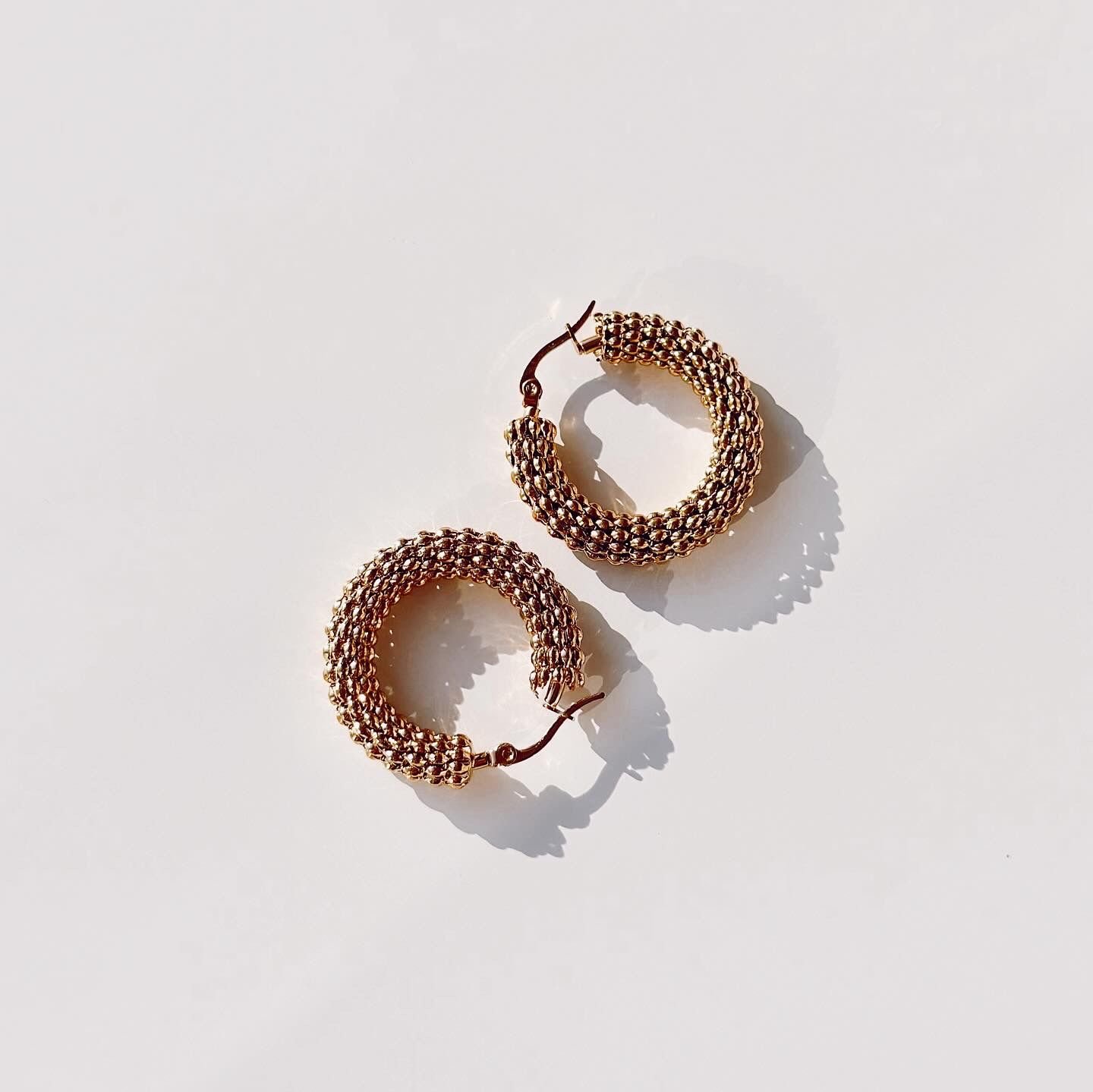 Roll Steel Earring | Çelik Küpe