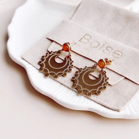 Faraday Steel Earring