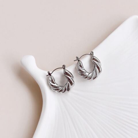 Platon Steel Earring