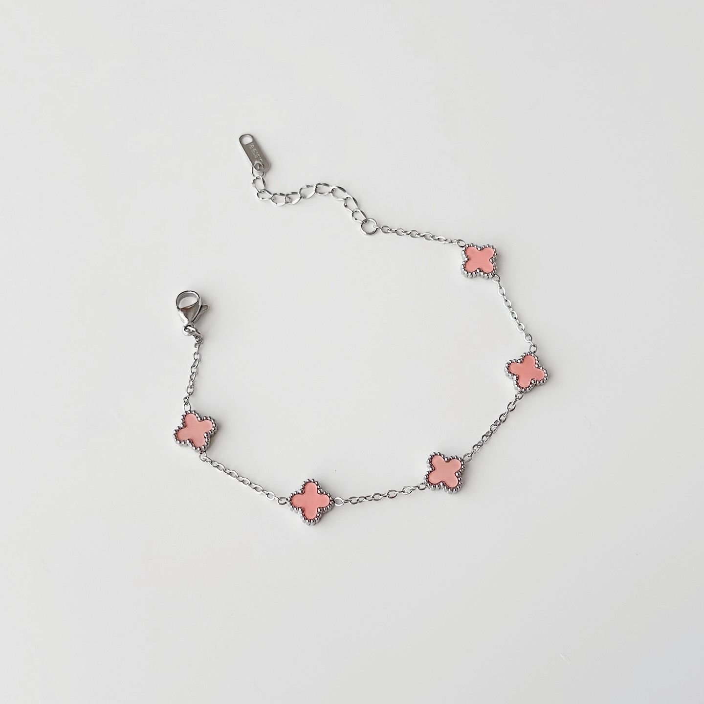 Pink Cliff Grey Steel Bracelet | Bileklik