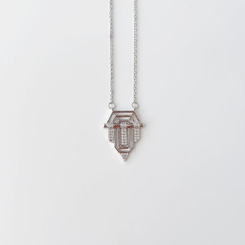 Eres Grey Steel Necklace | Çelik Kolye