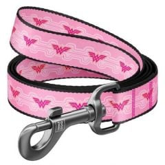 Waudog Collar Köpek Gezdirme Tasması Wonder Woman Desenli 10 mm 122 cm