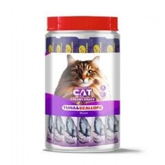 EuroGold Cat Sıvı Kedi Ödülü Ton - Deniz Tarağı 30x15Gr