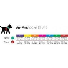 Tailpetz Air Mesh Köpek Göğüs Tasması Neon Turuncu XLarge