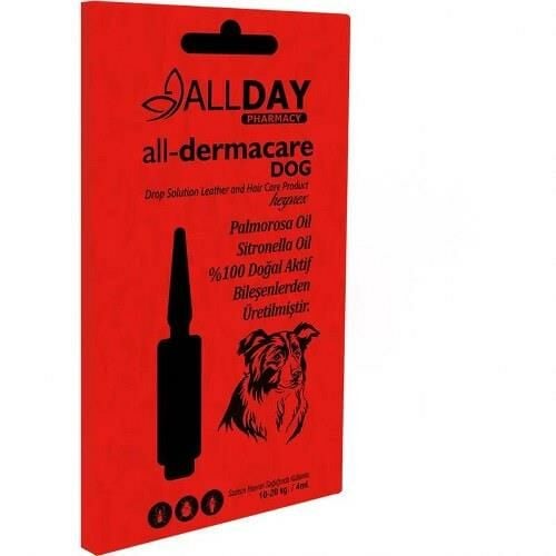 Allday Köpek Bitkisel Dış Parazit Koruyucu 10-20 Kg 4 Ml