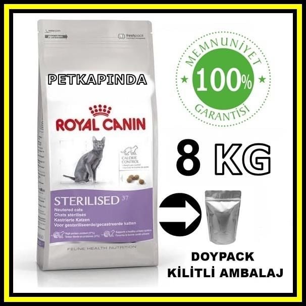 Royal Canin Sterilised 37 Kısırlaştırılmış Yetişkin Kedi Açık Mama 8 KG