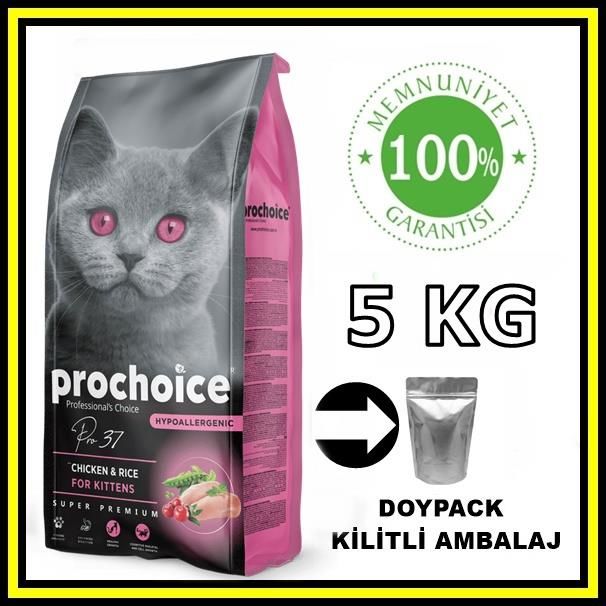 Pro choice Pro 37 kitten TAVUK etli yavru kedi 5 kg açık mama