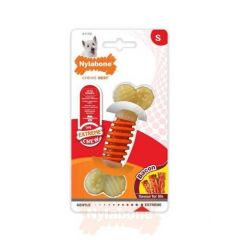 Nylabone Domuz Pastırması Aromalı Köpek Çiğneme Kemiği S