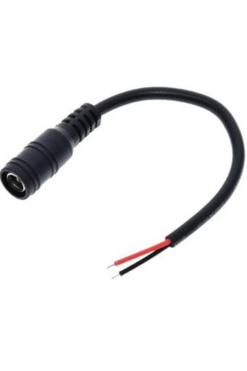 5.5mm X 2.1mm 15cm Dişi Adaptör Uzatma Kablosu 22AWG 36V 3A Besleme Adaptör Kablosu Soket Dişi