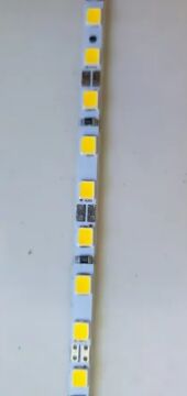 4 MM 2835 120 Ledli Alüminyum Çubuk Led Sarı (Amber)