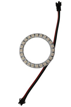 WS2812B Matrix Ekran RGB Led Ayrı Ayrı Adresli 24 Led Halka Led Matrix Dijital Esnek Ekran 5 Volt