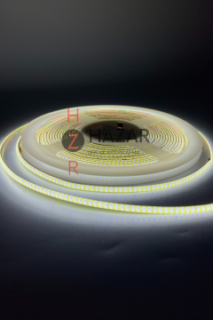 12 Volt 3MM 400 Ledli İnce Esnek Cob Şerit Led Beyaz IP20 5 Metre