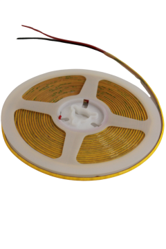 12 Volt 3MM 400 Ledli İnce Esnek Cob Şerit Led Natural Beyaz IP20 5 Metre