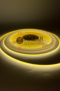12 Volt 3MM 400 Ledli İnce Esnek Cob Şerit Led Natural Beyaz IP20 5 Metre