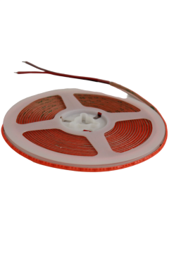 12 Volt 3MM 400 Ledli İnce Esnek Cob Şerit Led Pembe IP20 5 Metre