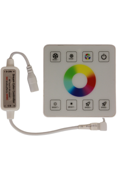 12-24V Duvar Tipi RGB Kablosuz Dokunmatik 86 Panel Pixel Şerit Led Kontrol Cihazı WS2811-WS2812B