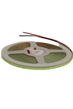 12 Volt 3MM 400 Ledli İnce Esnek Cob Şerit Led Turkuaz IP20 5 Metre