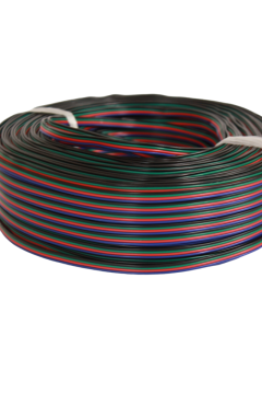 4 Pin JST Elektrik Kablosu 4'lü RGB Şerit Led Kablo 3X0,22MM Kalaylı %100 Bakır Kordon Kablo 100M