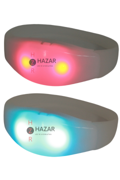 Led Işıklı Pilli Bileklik Müziğe ve Sese Duyarlı RGB Parti Bilekliği