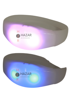 Led Işıklı Pilli Bileklik Müziğe ve Sese Duyarlı RGB Parti Bilekliği