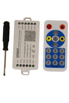 SP602E SPI ARGB Pixel Led Müzik Kontrol Cihazı - 4 Çıkışlı - Bluetooth App Kontrolü