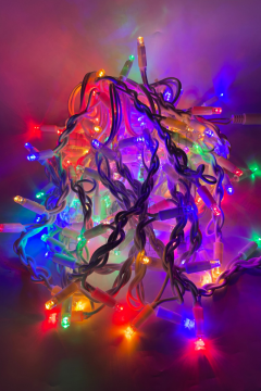 10 Metre RGB İp Led Yılbaşı Süsü IP65 Dış Mekan Eklenebilir Beyaz Kablolu Dekoratif Led Işık