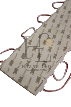 12 Volt 6 Watt Beyaz Stop Yazılı Animasyonlu Çakar Modül Led (5 Adet)