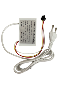 220V Girişli Renk Ayarlanabilir Dokunmatik (Touch) Ayna Arkası Sensör 12V 1A Banyo Aynası Sensörü Mobilya Sensörü