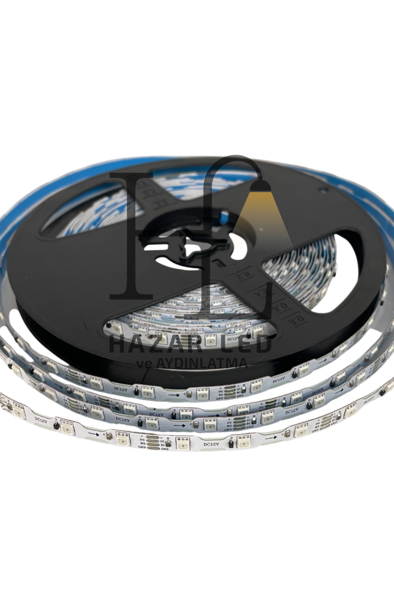 12 Volt WS2815B 60 Ledli ARGB Adreslenebilir Pixel Şerit Led S Type SK6812 3535 Magic Led 1M