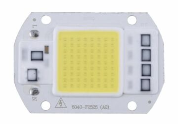 220 Volt 50 Watt Cob Led Projektör Çipi Beyaz