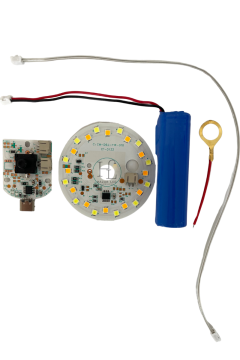 3 Volt 3 Renk Type-C Soketli Dokunmatik Led Modül + Pil