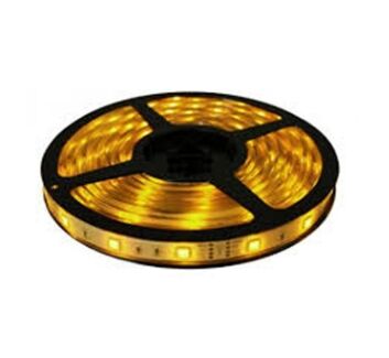 12 Volt 3 Çipli Sarı Amber Şerit Led İç Mekan IP20 M/60 Led 5 Metre