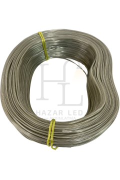 2 Pin JST Elektrik Kablosu 2'li Şerit Led Kablo 2X0,22MM Şeffaf Kalaylı %100 Bakır Kordon Kablo 100M