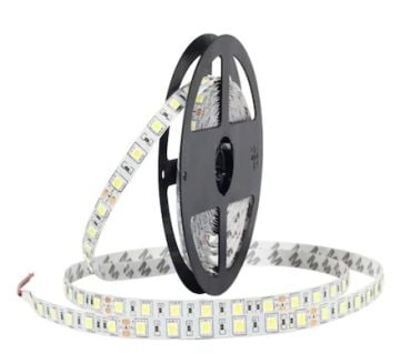 12 Volt 3 Çipli 5050 Dış Mekan IP65 Yeşil Şerit Led M/60 Led 5 Metre
