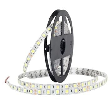 12 Volt 3 Çipli 5050 Dış Mekan IP65 RGB Şerit Led M/60 Led 5 Metre