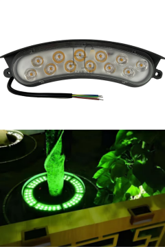 12 Watt Bahçe Armatürü Led Palmiye Ağaç ve Sütun Aydınlatma IP68 Dış Mekan Bahçe Aydınlatma Beyaz
