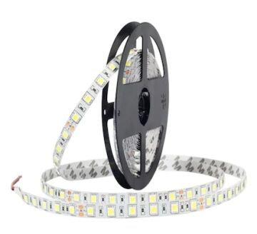 12 Volt 3 Çipli 5050 Dış Mekan IP65 Kırmızı Şerit Led M/60 Led 5 Metre