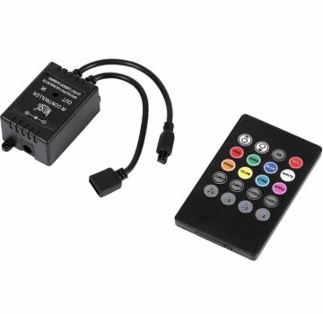 Müziğe Sese Duyarlı IR Kontrol RGB Kumandalı Driver