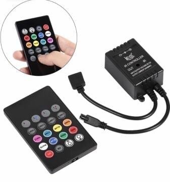 Müziğe Sese Duyarlı IR Kontrol RGB Kumandalı Driver