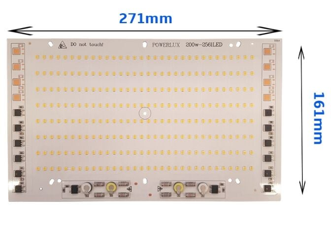 220 Volt 200 Watt SMD 2835 Ledli Hazır Projektör Ledi Beyaz Hazır Projektör PCB