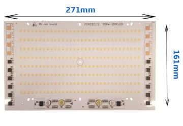 220 Volt 200 Watt SMD 2835 Ledli Hazır Projektör Ledi Gün Işığı Hazır Projektör PCB