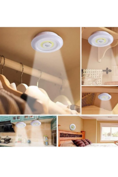 Uzaktan Kumandalı 3’lü Spot Led Lamba Pilli Dolap İçi Led Ampul